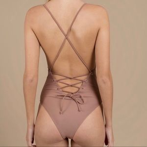 One Piece (Monokini) High Waisted Swimsuit